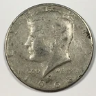1968-D Kennedy Half Dollar - 40% Silver - Very Fine (VF) KM#202a - 8108