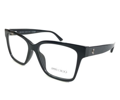 Jimmy Choo Brillengestelle JC3006U 5000 Schwarz Schmetterling Vollrand 55-16-140