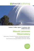 Frederic P. Miller (U. A.) | Mount Lemmon Observatory | Taschenbuch | Englisch