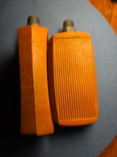 Vintage bicycle Brown Hard Rubber Pedals 9/16...