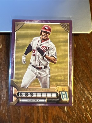 Juan Soto 2022 Topps Gypsy Queen Mauve #207 /75 Nationals Mets NM-MT