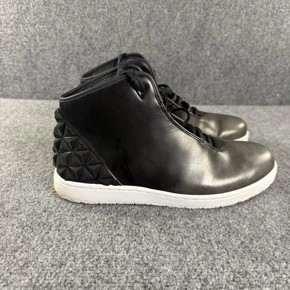 耐克 Jordan Instigator 006 (705076-006) 男式 11 码黑色/灰色高帮皮革 — 第 3/4 张图片