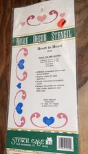 Home Decor Heart Stencil Ease H-13 Heart To Heart NEW Sealed w/ Instructions
