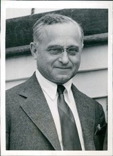 1938 Professor Felix Frankfurter Cambridge Ma Harvard Law Business 5X7 Photo