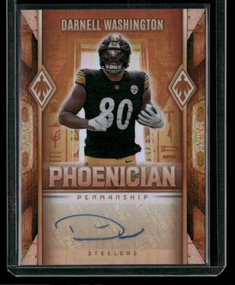 2025 Panini Phoenix #PHP-DWN Darnell Washington Phoenician Penmanship
