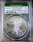 2021 (P) T 1 Emergency Issue American Eagle Silver Dollar  1 oz PCGS MS 70 FDOI