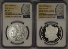 (2) Coins 2023 -S Morgan Silver Dollar NGC MS70 PF70 ULTRA CAMEO Early Releases