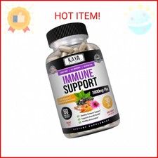 Kaya Naturals Elderberry Immune Support, Elderberry with Zinc and Vitamin C for