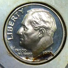 1992 S ** Silver Roosevelt PROOF Dime ** SHARP ** Tones **