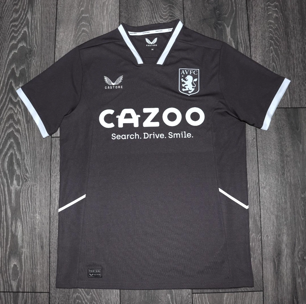 T-shirt Aston Villa FC Fanatics Rayé Claret Et Bleu, Homme XL, Neuf