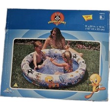RARE Vintage Looney Tunes 2-ring Pool