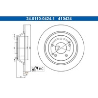 Bremsscheibe ATE 24.0110-0424.1 FüR Ssangyong Tivoli XLV Van Grand
