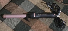 BEACHWAVER B1 Rotating Curling Iron Midnight Rose 1" Tested