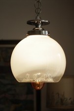 Rara XL Lampada sospensione Lampadario Mazzega  anni '70. Vintage. Murano