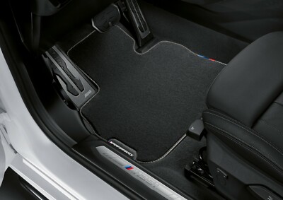 NEW BMW 1 SERIES F40 M PERFORMANCE FLOOR MAT SET COMPLETE RHD 51472468487