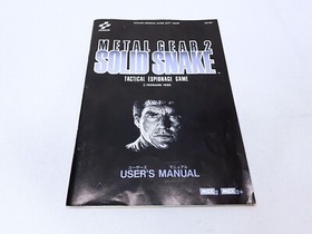 Metal Gear 2 Solid Snake MSX 2 Game Cartridge Konami Boxed Manual CIB Tested