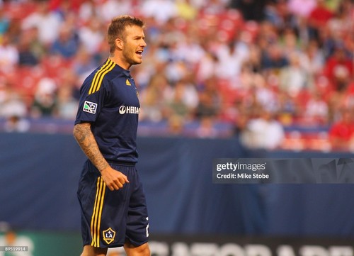 DAVID BECKHAM #23 • LA Galaxy • Player Issue / Match Worn Shirt • MLS 2009-10 - Bild 7 von 8