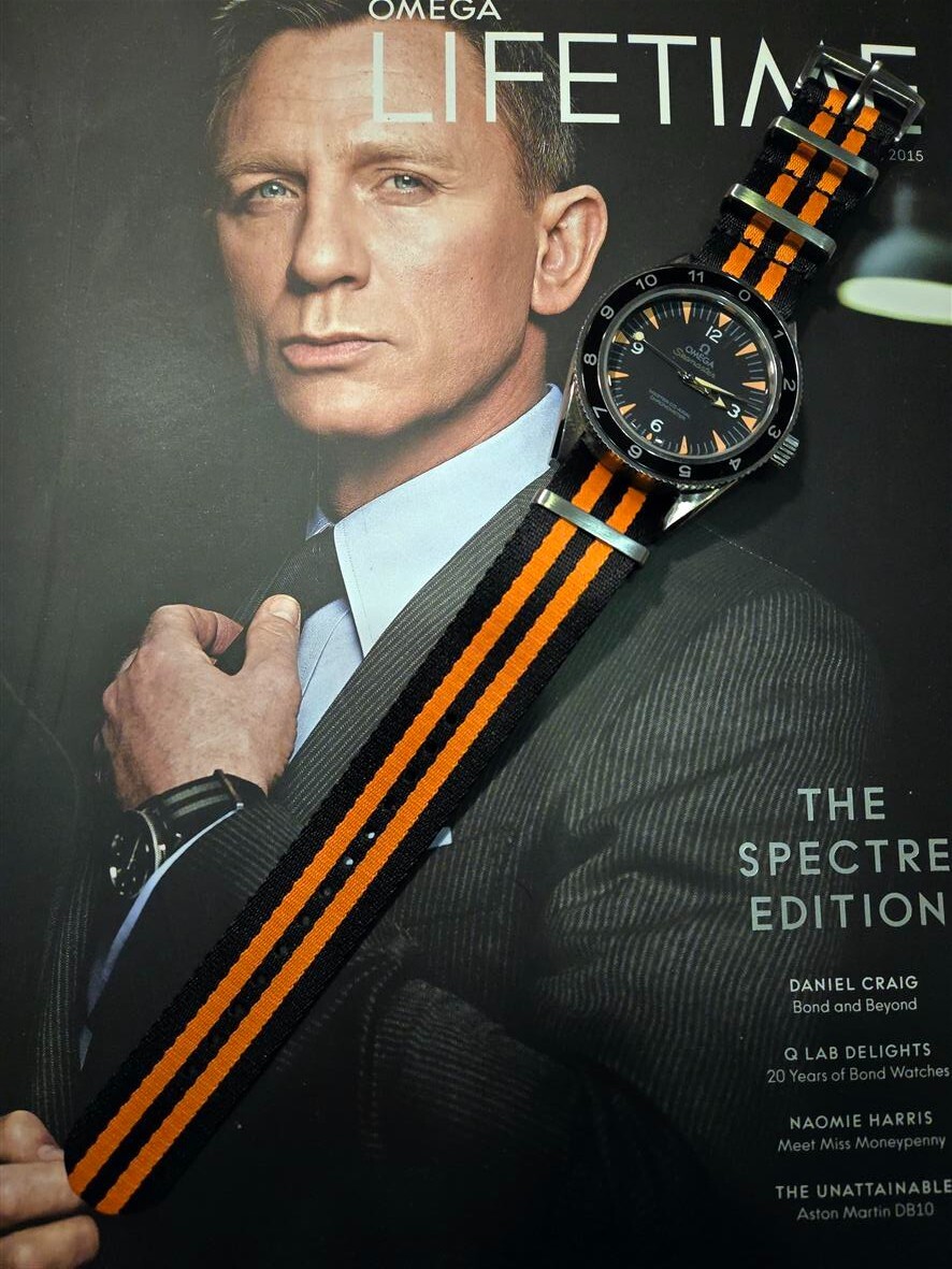Ω OMEGA Seamaster James Bond 007 RAF Premium Ballistic Military