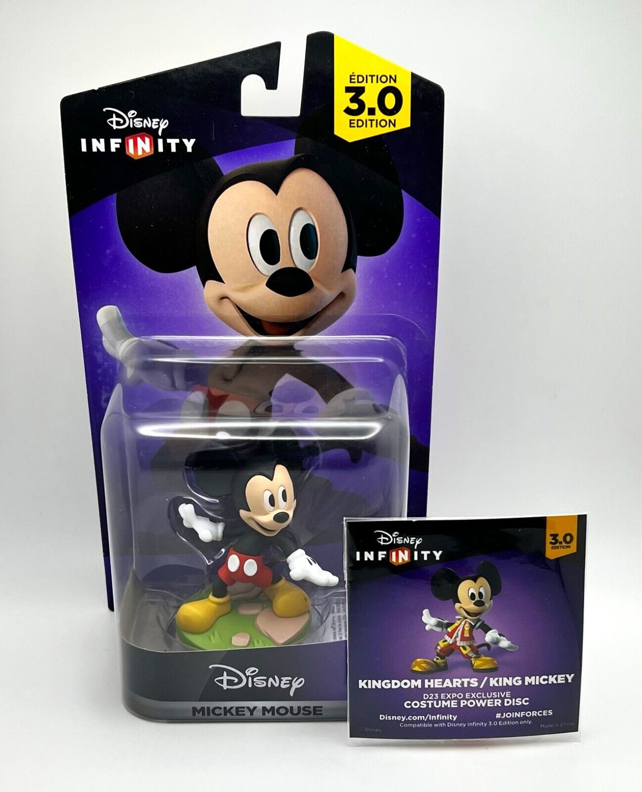 Disney D23 Expo Infinity Mickey Mouse 3.0 Kingdom Hearts King Mickey Power  Disc