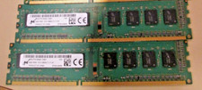 LOT of 2 Micron 4GB PC3-12800u DDR3-1600MHz 1Rx8 MT8JTF51264AZ-1G6E1 8GB