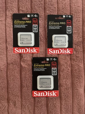   SanDisk 64GB Extreme PRO CFast 2.0 Memory Card [BRAND NEW - 3 Available]