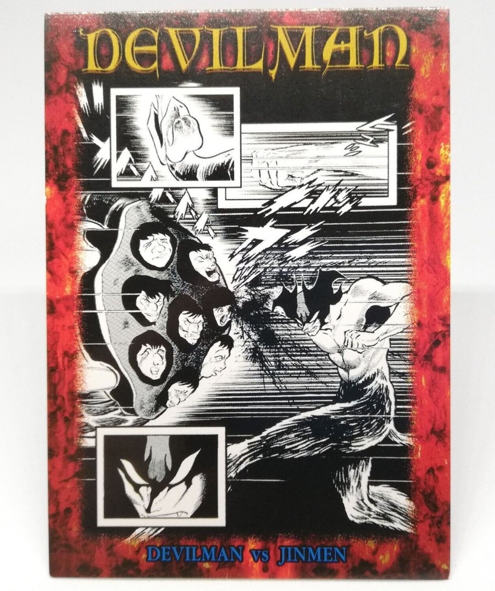 52 Devilman VS Jinmen Devilman Card Amada Go Nagai JAPAN 52 Devilman VS Jinmen Devilman Card Amada Go Nagai JAPAN