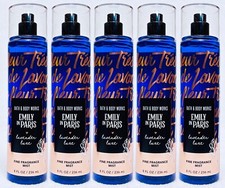 5 Bath  Body Works Emily LAVENDER LUXE Fragrance Mist Body Spray 8 oz