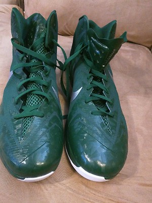 NIKE LUNAR HYPERQUICKNESS  Lunarlon BASKETBALL SHOES GREEN MEN'S Size17 no box