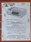 MOPAR OEM 1959 Plymouth Radio Model 855 Photofact Folder