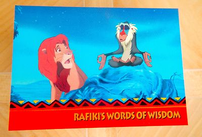 Disney THE LION KING SERIES 2 Trading Card Set (76/80 Cards) SIMBA