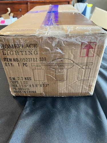 Capital Lighting 115231-338 Bronze Dixon 3-Light 20-1/2"W Bathroom Vanity Light - Picture 5 of 5