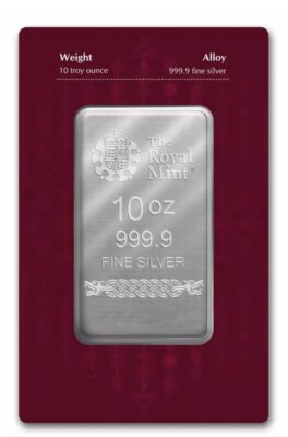 10 Oz Royal Mint Great Britain Norse Gods - Odin .9999 Silver Bar
