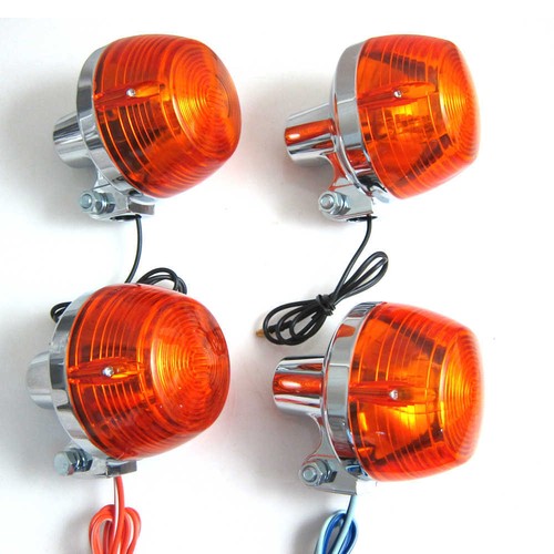 Set of Front/Rear Turn Signals for Honda CB175 CB350 CB450 CB500 CB750