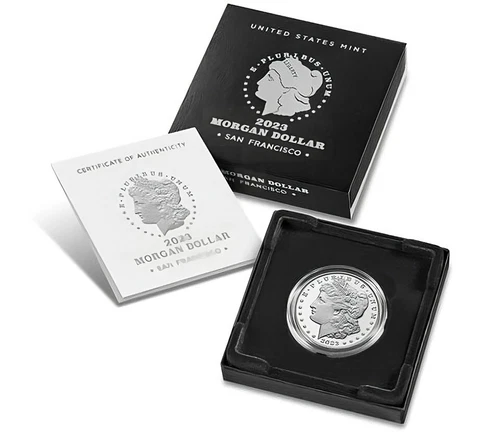 Morgan Silver Dollar Proof Coin SAN FRANCISCO (S) 2023 23XF