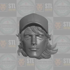 Roy Harper Aresnal v1 Speedy custom head for 1:6 1:10 1:12 1:18 action figures