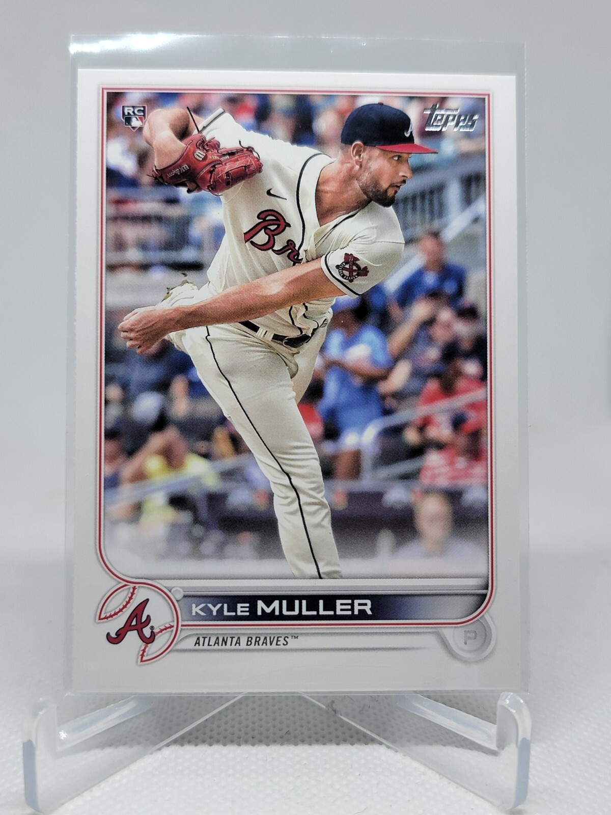 2022 Topps Series 1 Kyle Muller #30 RC Rookie Atlanta Braves C4D