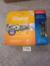 Roxio Creator editing Music Photo Video transfer VHS To DVD Digital 9B33 new