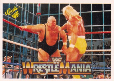 Hulk Hogan King Kong Bundy WWF Wrestling Classic Trading Card 1990