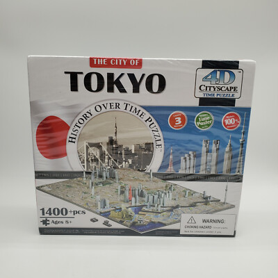 4D Cityscape 4D Puzzle Tokyo Cityscape Time Puzzle 1400 Pieces