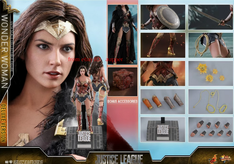 Perfect Hot HT 1/6 Mms451 Ustice League Wonder Woman Deluxe Ver