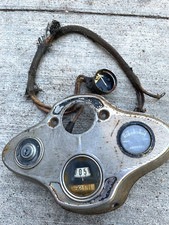 1930-31 Ford Model A Instrument Panel With Speedometer Ampere Gauge Key Switch