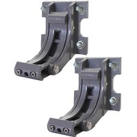 2Er-Set Wandhalterung FüR Markise H122, H123, Wandmontage Adapter, Grau