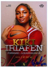 KIKI IRIAFEN 2024-25 USC Trojans WBB Autograph Card #44 Official Team Set
