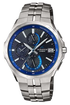 CASIO OCEANUS Manta OCW-S5000-1AJF Solar Radio Men's Watch Mobile