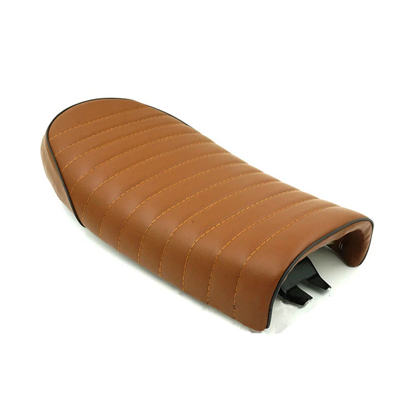 Flat Brat Motorcycle Cafe Racer Vintage Seat Saddle For Suzuki GN125 GN250 GN400 - Image 3 of 4