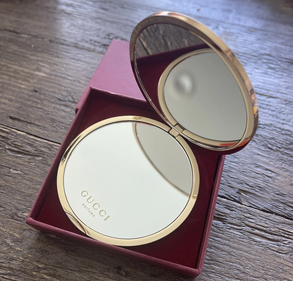 Gucci GG Monogram Compact Mirror - U.S Seller!!!