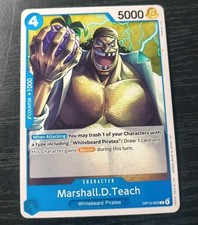 One Piece CCG Marshall D. Teach Carrying On His Will C Card OP13-053 NM