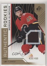 2018 SP Game Used Authentic Rookies Gold Jersey 439/499 Morgan Klimchuk #168 4re