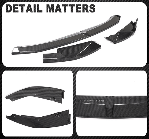 Passt für BMW G80 M3 G82 G83 M4 20UP Carbon Frontlippe Front Stoßstangen Spoiler - Bild 9 von 9