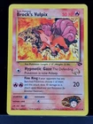 Vintage Pokémon - Brock's Vulpix - Gold W Stamp - Gym Challenge - 37/132 - NM
